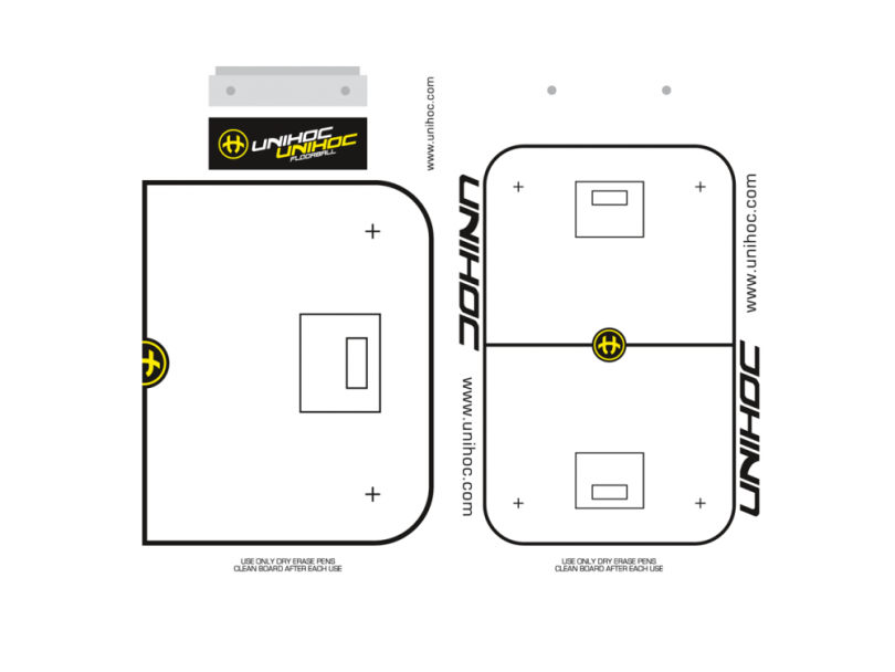 Unihoc Tactic Board 24x40 cm with marker
