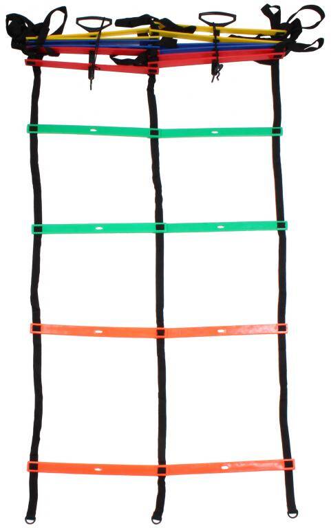 MultiColour Dual agility ladder, double 4.5 m
