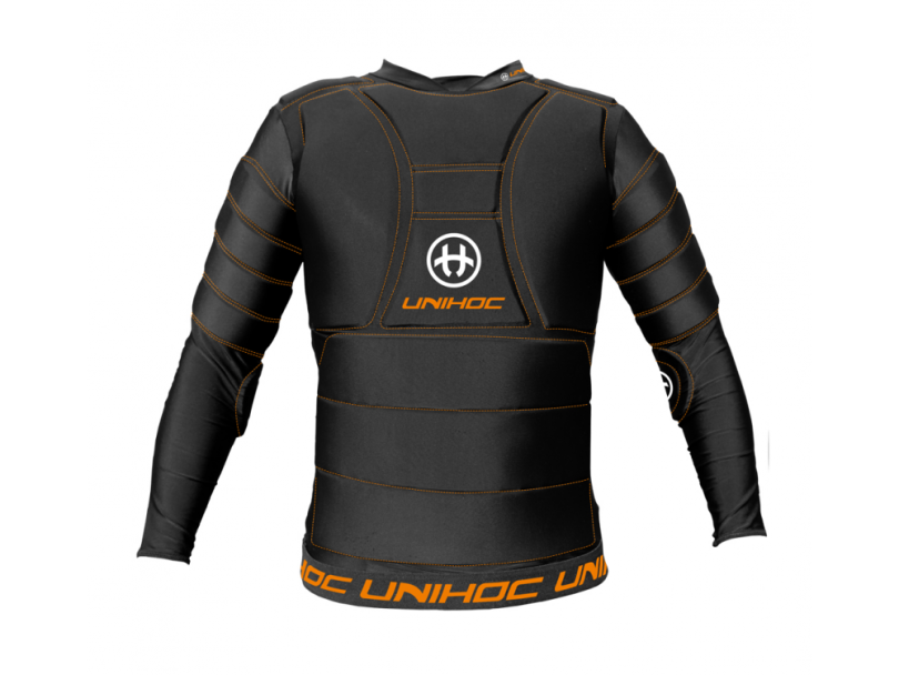 Unihoc goalkeeper vest Flow black SR
