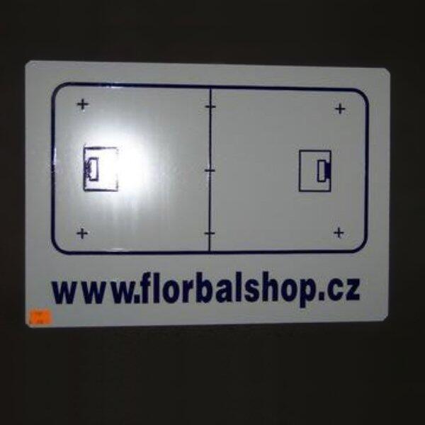 Coaching board Florbalshop.cz A3 double-sided