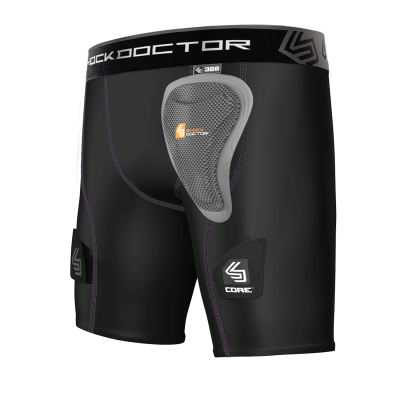 Shock Doctor 366 Womens Core Compression Hockey Short with Pelvic Protector women&#39;s jockstrap