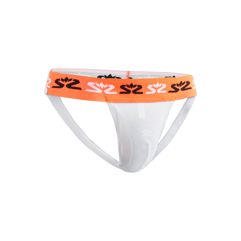 Salming E-Series Jock Strap White/Orange jockstrap