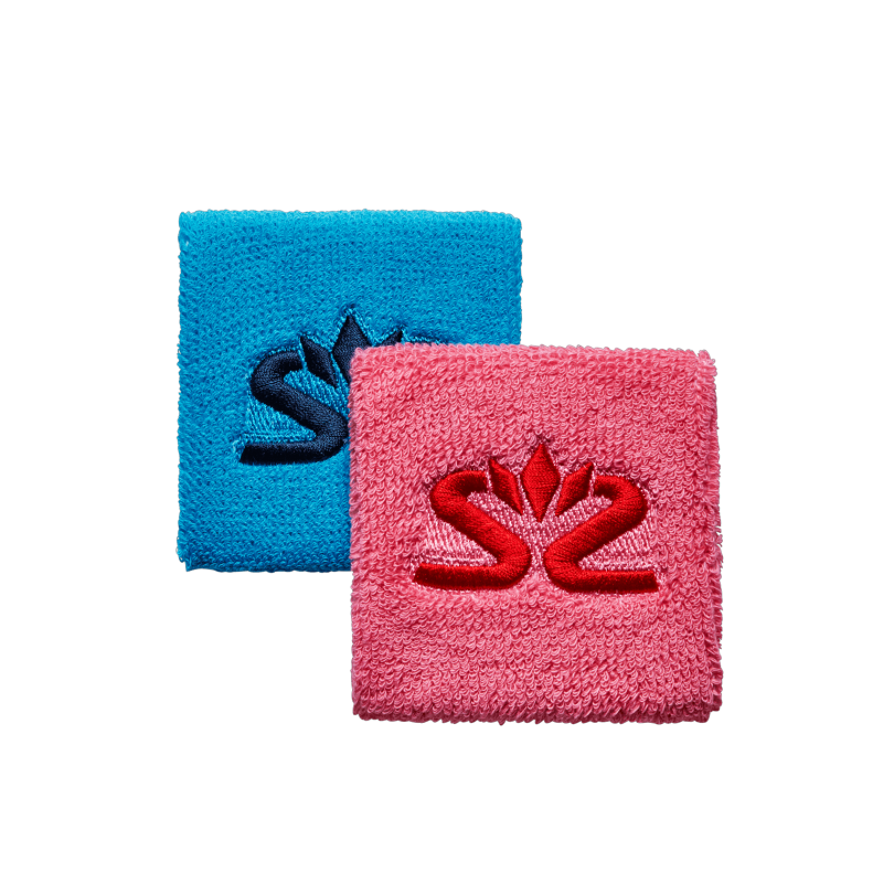 Salming Wristband Short 2-pack Blue/Pink