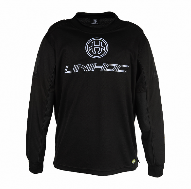 Unihoc Inferno All Black JR goalkeeper jersey