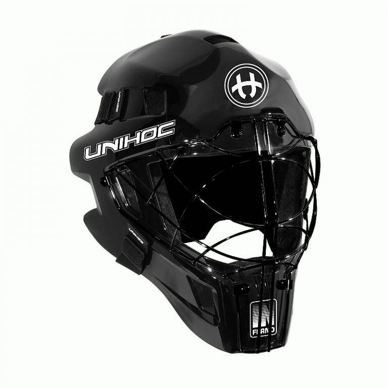 Unihoc Inferno 66 Black Goalie Mask