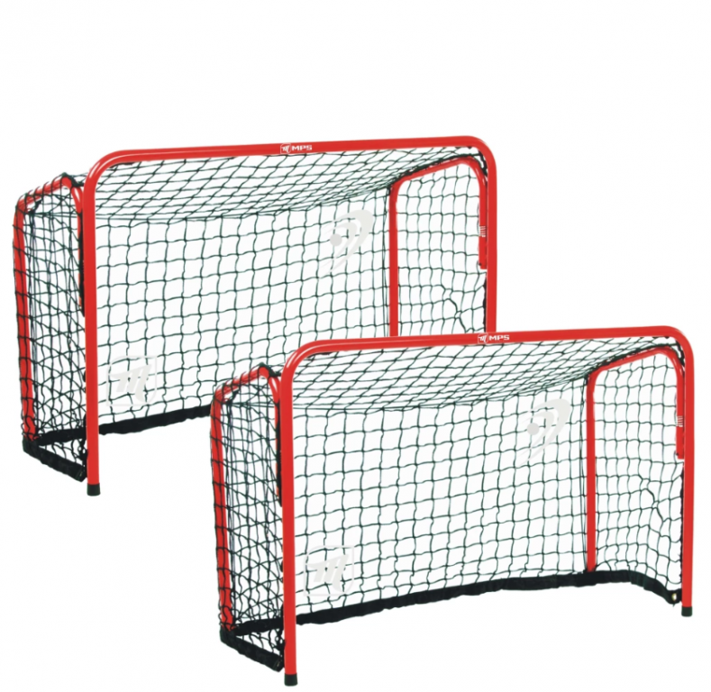 Set - 2pcs MPS folding floorball goal 60 x 90cm made of nets