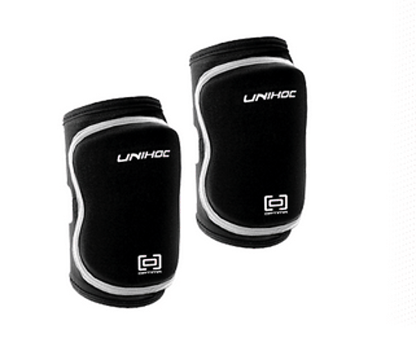 Unihoc knee pads OPTIMA black/white Kids