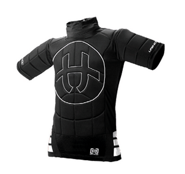 Unihoc goalkeeper vest OPTIMA JR black/white