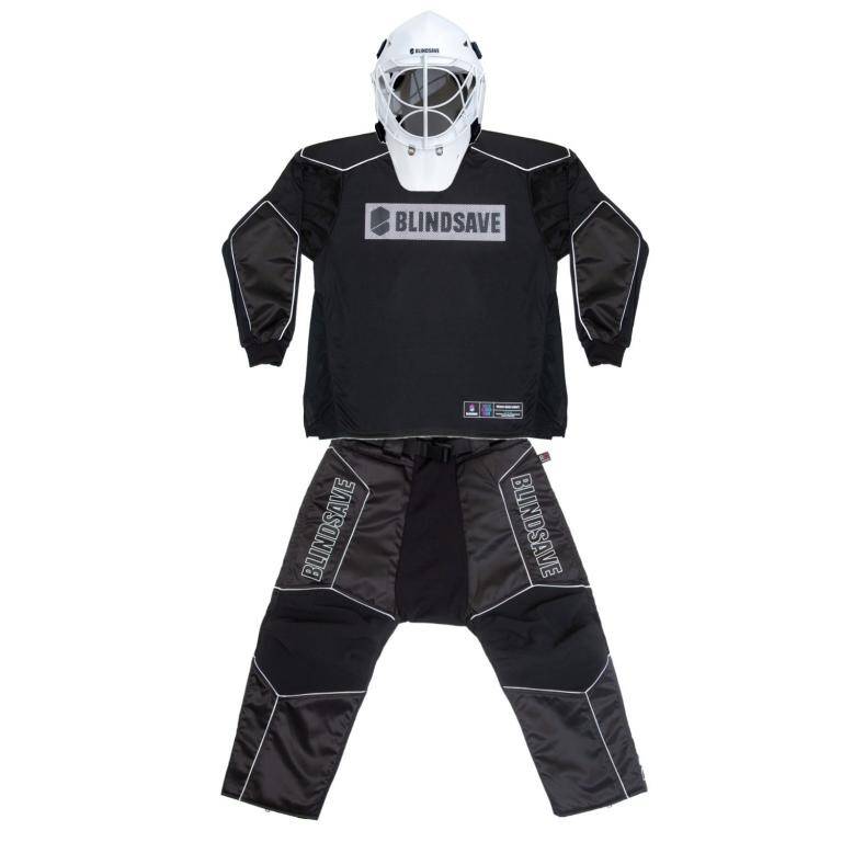 Blindsave Goalkeeper set Legacy black + mask Shark white