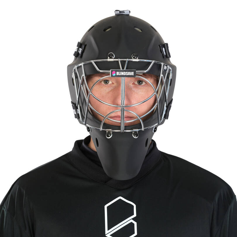 BlindSave Original Matt Black Goalie Mask