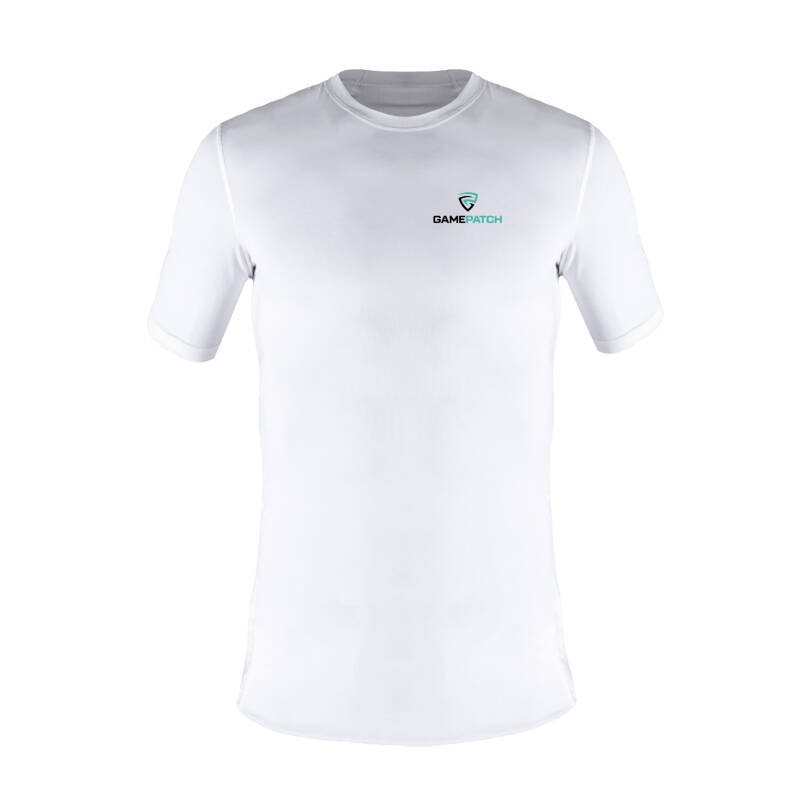 Gamepatch compression shirt (short sleeve) White