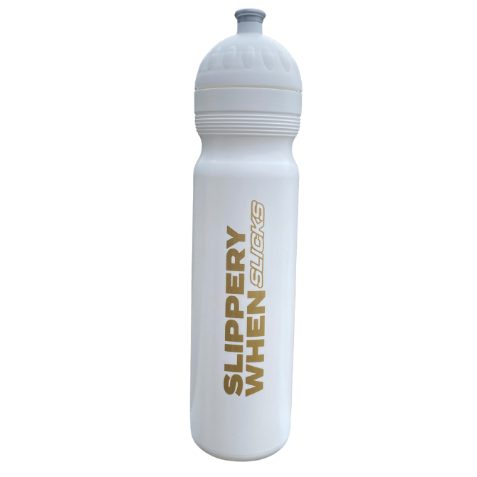 Fatpipe Sports bottle 1.0 L white/gold