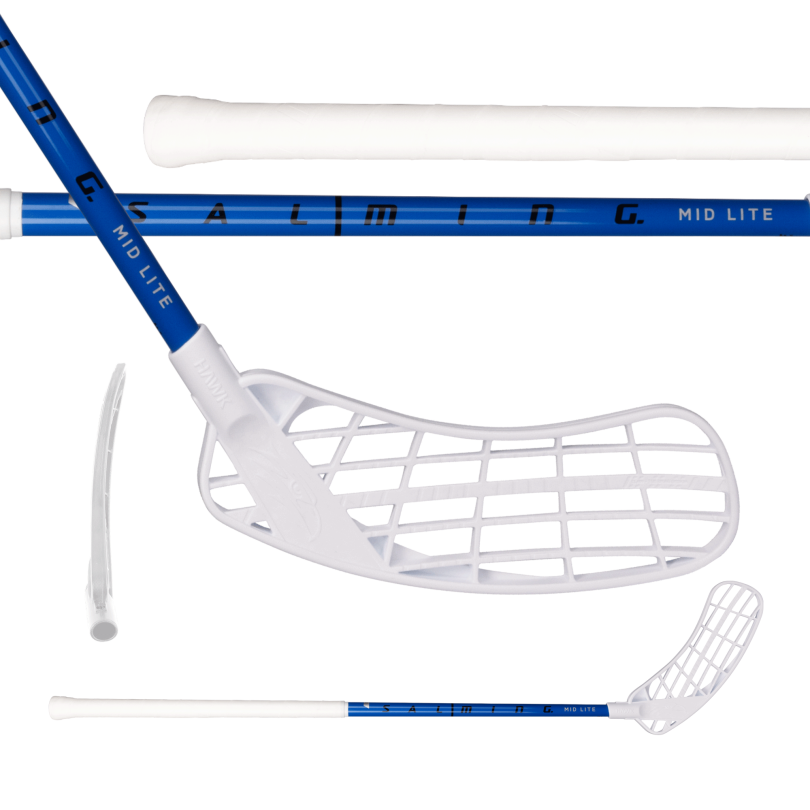 Salming Midlite Hawk 35 JR Blue/White