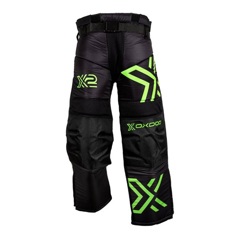 Oxdog X2 Goalie Pants JR Black/Green
