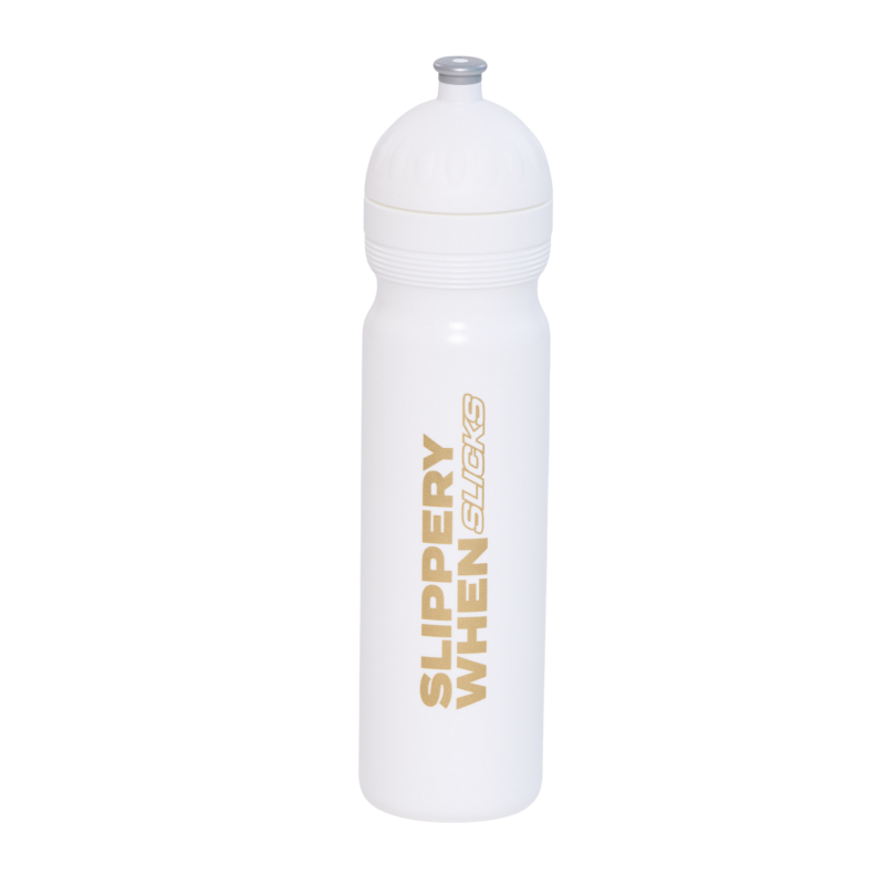 Fatpipe Sports bottle 1.0 L white/gold