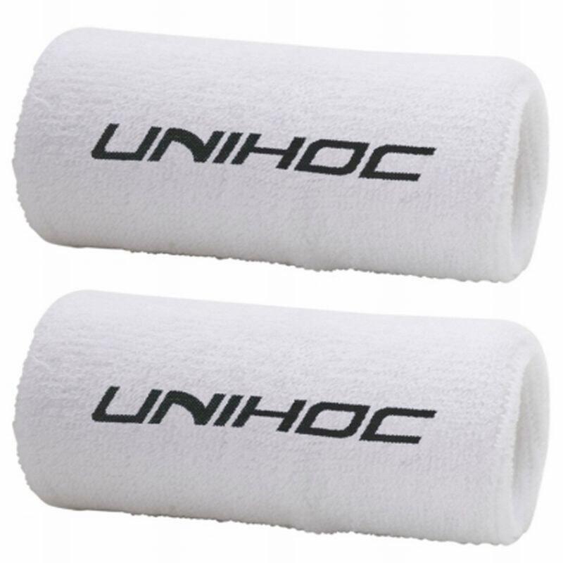 Unihoc pair of sweatbands white
