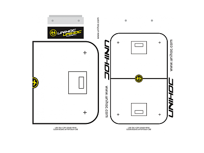Unihoc Tactic Board 24x40 cm with marker