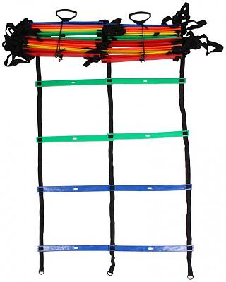 MultiColour Dual agility ladder, double 9 m