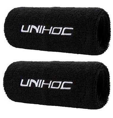 Unihoc pair of sweatbands black
