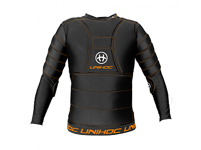 Unihoc goalkeeper vest Flow black SR