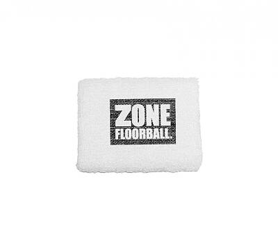Zone sweatband Logo white