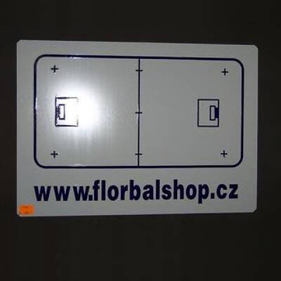 Coaching board Florbalshop.cz A3 double-sided