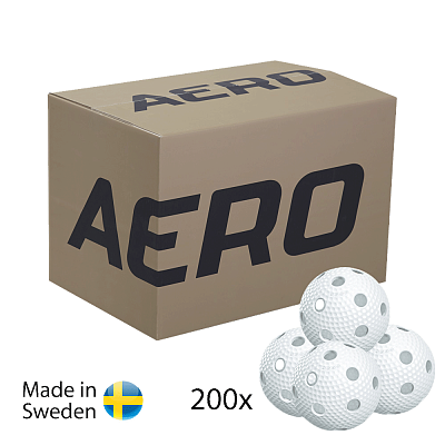 Salming balls Aero Ball White 200 Box