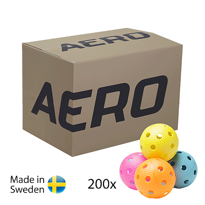 Salming balls Aero Ball Colour 200 Box