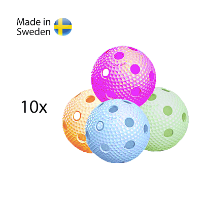 Salming Aero Ball Colour 10 pack