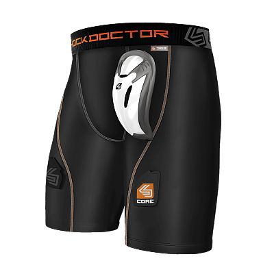 Shock Doctor Core Compression Hockey Shorts with BioFlex 362 Jockstrap
