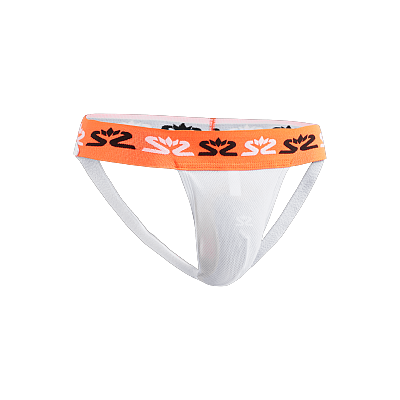 Salming E-Series Jock Strap White/Orange jockstrap