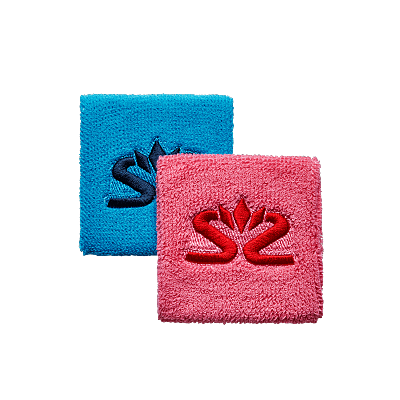 Salming Wristband Short 2-pack Blue/Pink