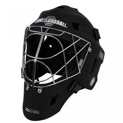 ZONE PRO Cat Eye Cage Black/Silver Goalie Mask