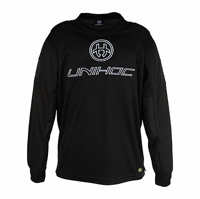Unihoc Inferno All Black JR goalkeeper jersey