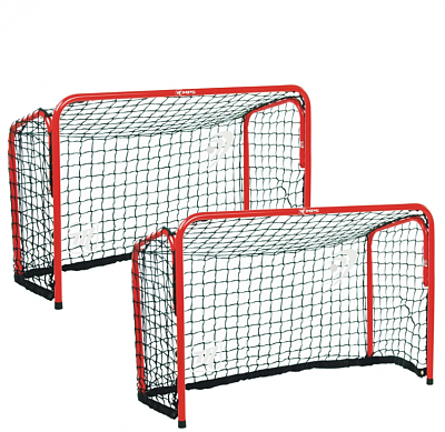 Set - 2pcs MPS folding floorball goal 60 x 90cm made of nets