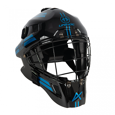 Unihoc Alpha 44 black/blue goalkeeper mask