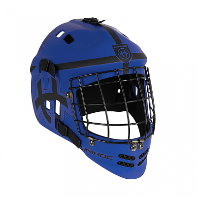 Unihoc goalkeeper mask Shield blue/black