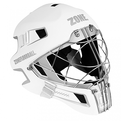 Zone Upgrade Cat Eye Cage white/silver goalie mask
