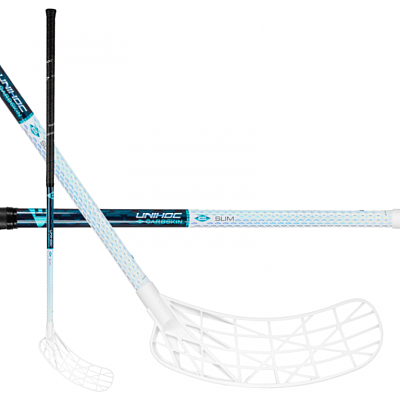 Unihoc Evolite Carbskin Slim Titan 26 turquoise