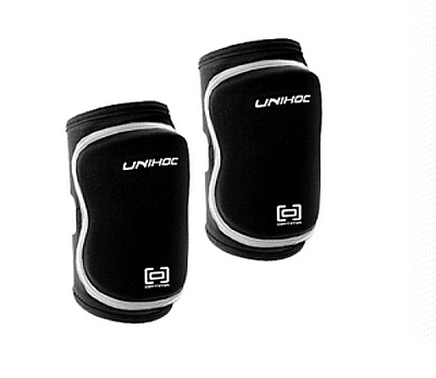 Unihoc knee pads OPTIMA black/white JR