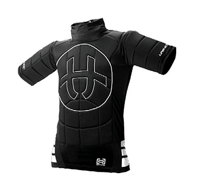 Unihoc goalkeeper vest OPTIMA SR black/white
