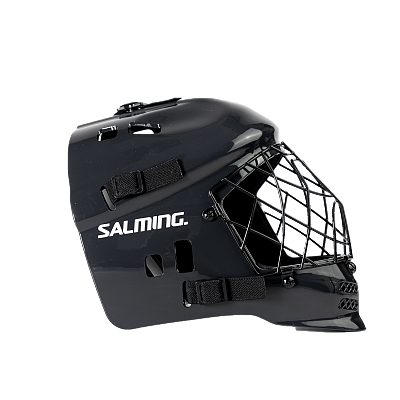 Salming Core Helmet JR Black goalkeeper mask