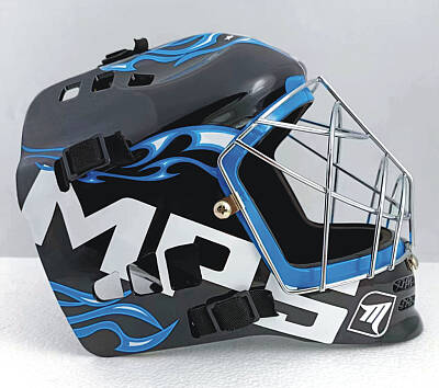 MPS goal. mask Pro Flame - Black/Blue/Chrome