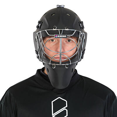 BlindSave Original Matt Black Goalie Mask