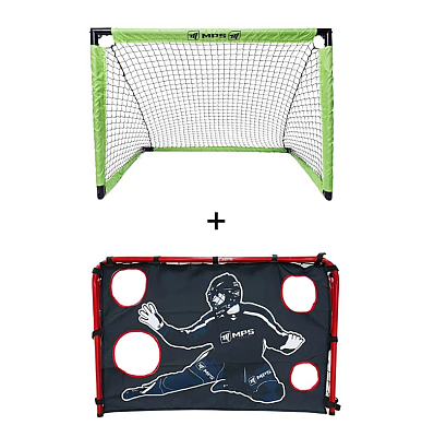 MPS folding goal PVC 90x60 + Goal buster 90x60