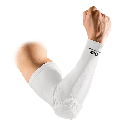 McDavid 6500 Hex Shooter Arm Sleeve white size WITH