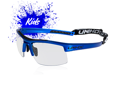 Unihoc glasses Energy kids blue