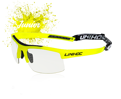 Unihoc Energy JR glasses Neon Yellow