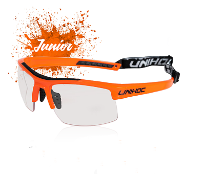 Unihoc Energy JR glasses Neon Orange