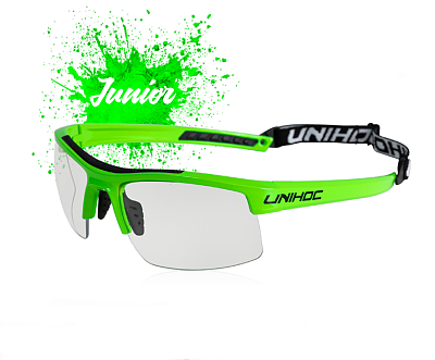 Unihoc Energy JR glasses Neon Green